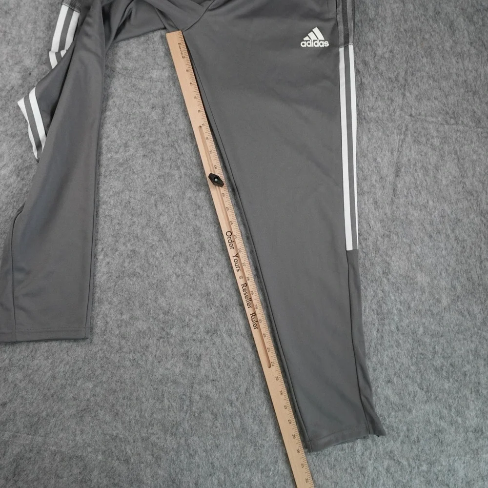 Adidas Pants Mens Large Gray Tiro 21 Track Primegreen GJ9868 Tapered Zip Ankle